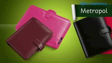 Filofax Metropol Organiser A5 Black 026968 Now Available at OfficeStationery.co.uk