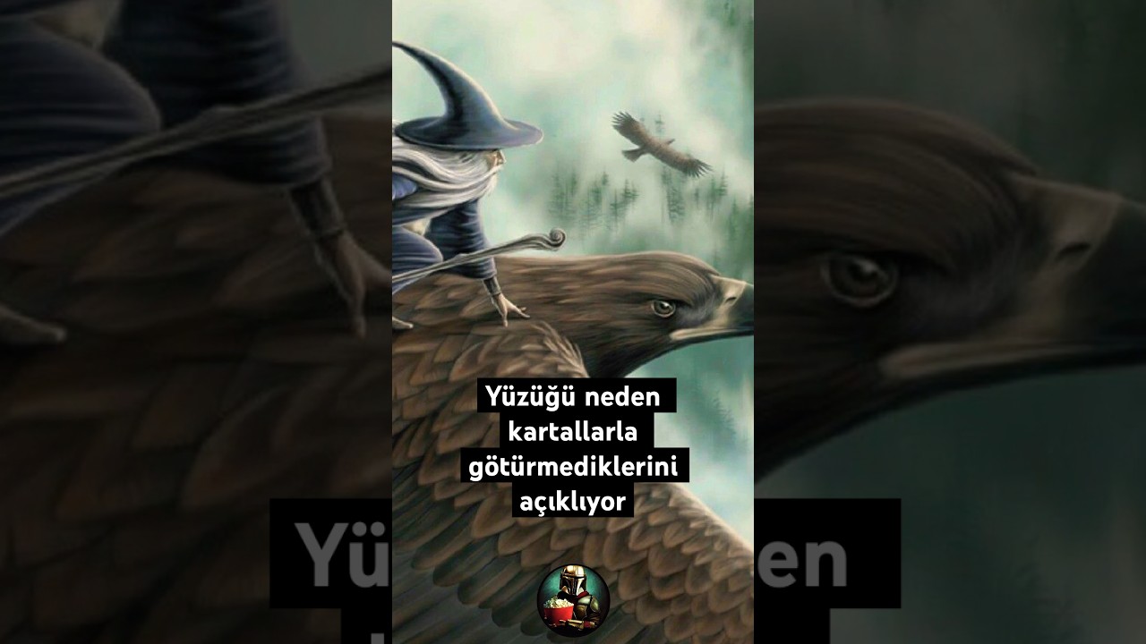 Neden Yüzüğü Kartallarla Götürmediler? Tolkien Açıklıyor! #yüzüklerinefendisi #lordoftherings
