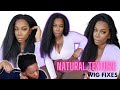 WIPE ME DOWN! Natural Density Budget Approved Kinky Straight Lace Front Wig + Wig Fixes Klaiyi Hair