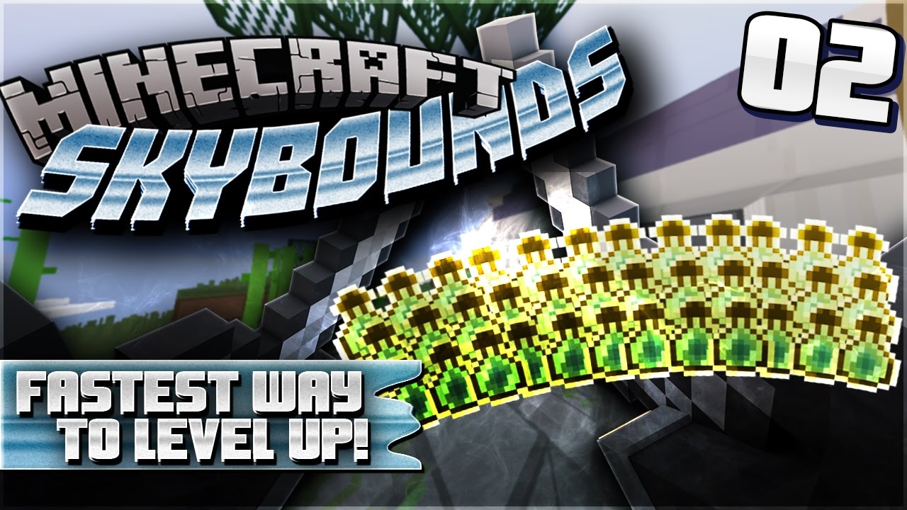 FASTEST WAY TO LEVEL UP!! | Minecraft SKYBLOCK #2 ...