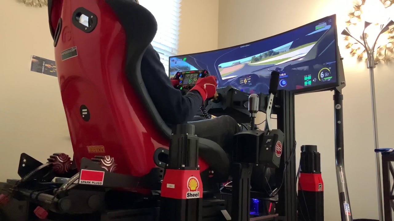 Assetto Corsa Competizione on SFX-100 motion rig - YouTube