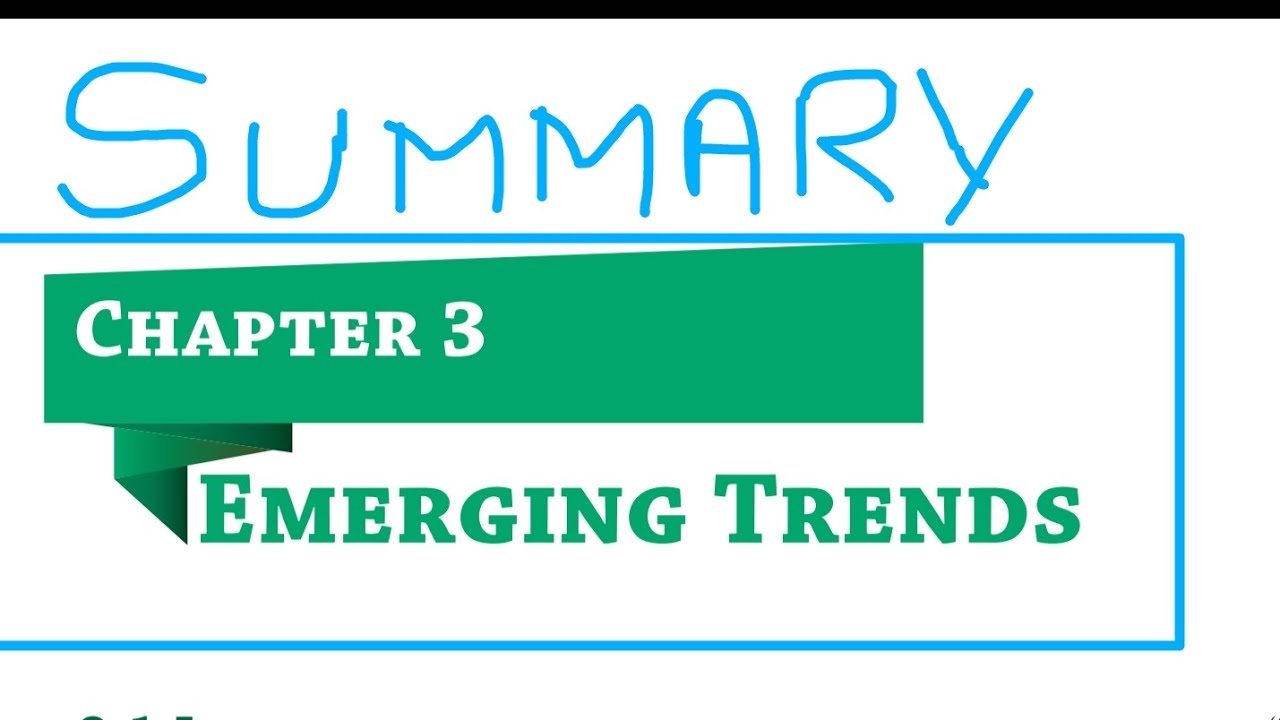 #EmergingTrends