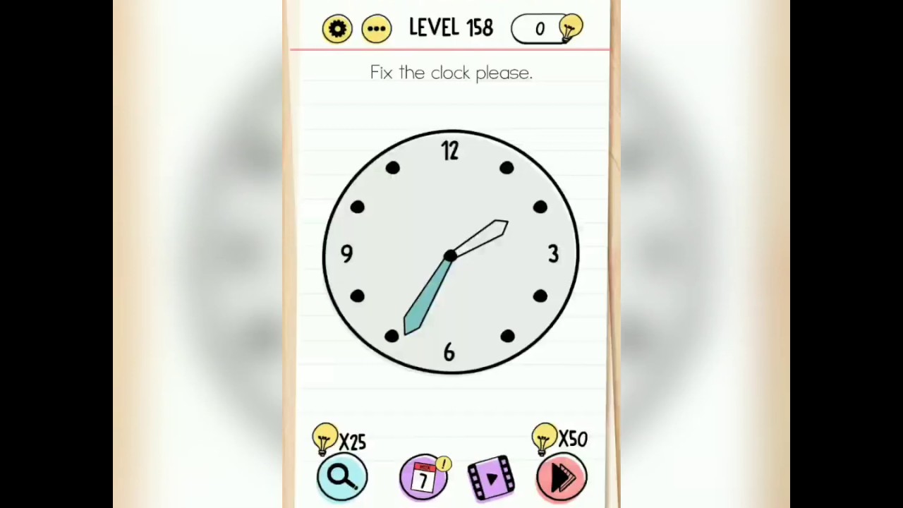Brain Test Level 158 | Fix The Clock Please | Games Squeezer | - YouTube