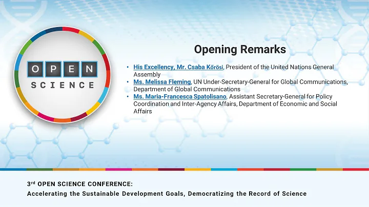 UNOpenScience23: Opening Remarks