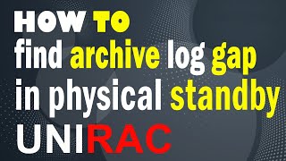How to find archive log gap in physical standby database dataguard || log gap || Oracle Database screenshot 3