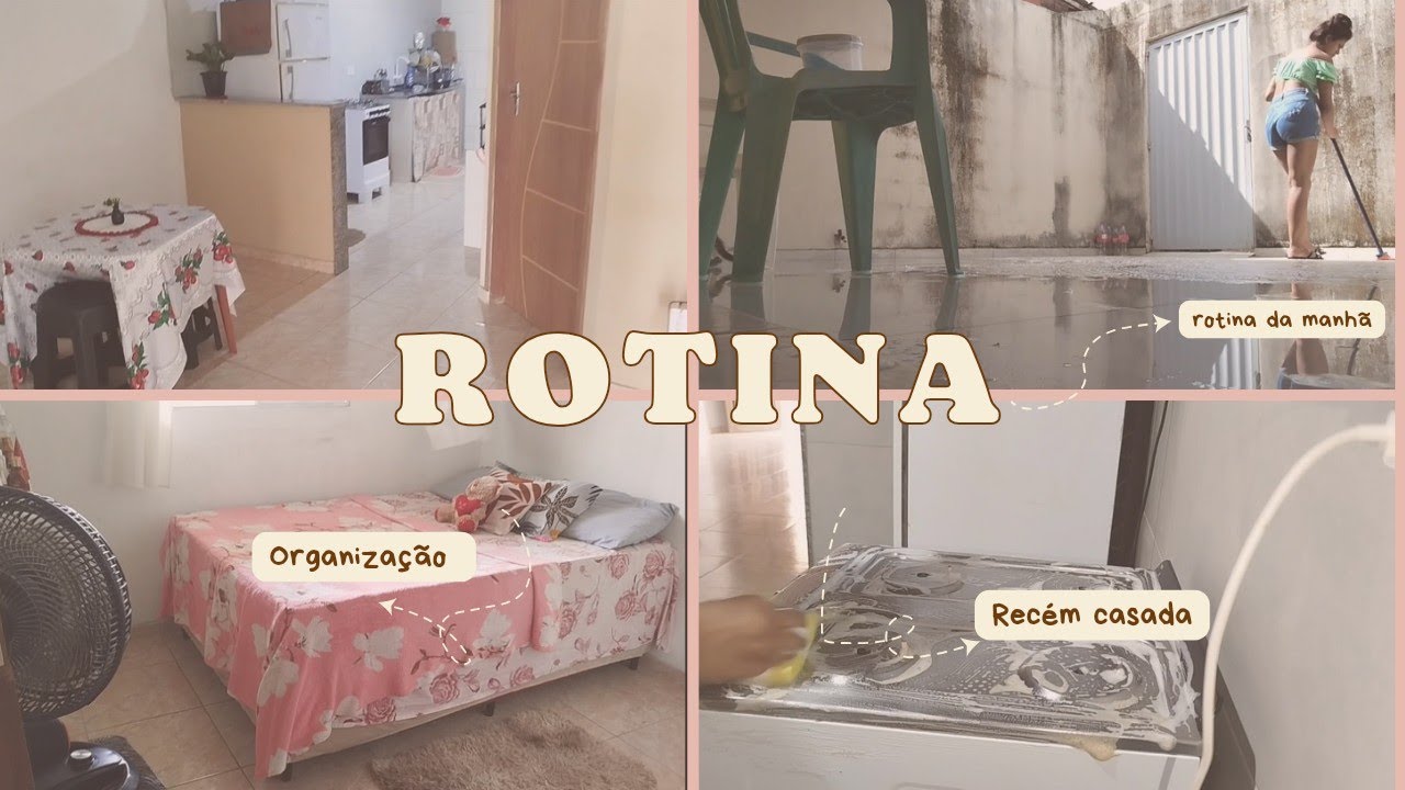 Rotina de uma dona de casa✨❤️ recém casada me mudei de casa 🏠 organizando minha casa 