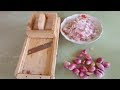 Cara membuat pengiris bawang, (How to make an onion slicer, you can make it yourself at home)