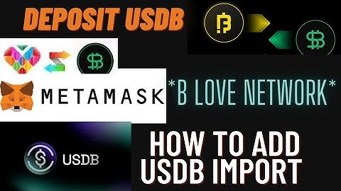 How To Add USDB Import MetaMask|How To Deposit USDB #metamask #wallet#account #HafsaTach #USDB#2023
