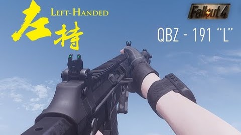 Lefty weapon : QBZ-191 Special weapon "L"  Rifle (1st)