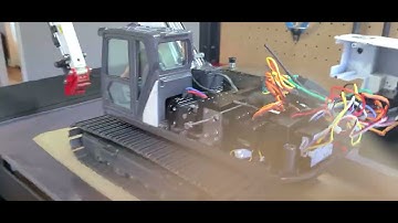 RC Sound System Installation on Kabolite K961/K963  RC Hydraulic Excavator