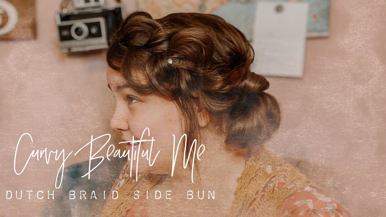 Dutch braid side bun!!!! Pentecostal hair style