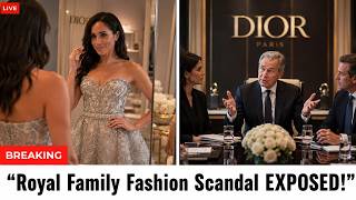 Royal Family Shocked The Missing Dress Scandal That Allegedly Ended Meghan’s Dior Dreams