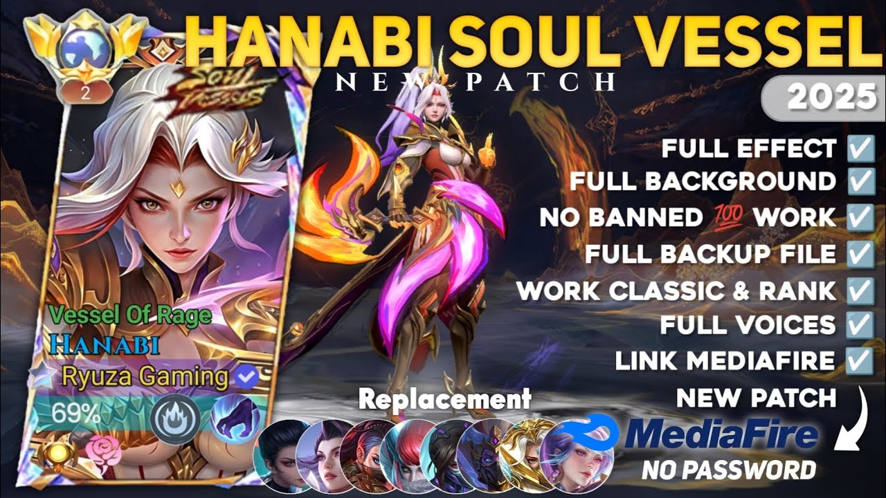 Script Hanabi Soul Vessel - Vessel Of Rage No Password | Full Effect Voice | Terbaru