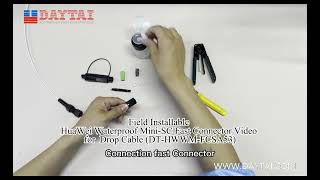 How to Install Huawei Waterproof Mini-SC Fast Connector