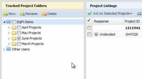iSqFt 10 Video Series - Tracking Projects