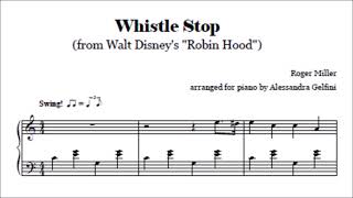 Whistle Stop - from Disney's Robin Hood- Easy piano arrangement