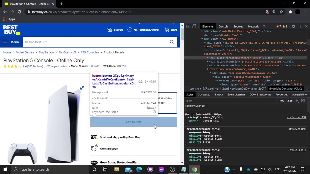 *Deprecated* Best Buy Add To Cart Trick (for out of stock items)