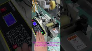 Automatic Label Cutting Machine: Cut Warning Stickers & Clothing Wash Tags in Seconds!#labelcutter