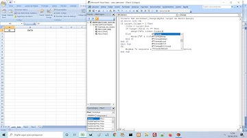 Inserindo data e hora automaticamente com Excel VBA
