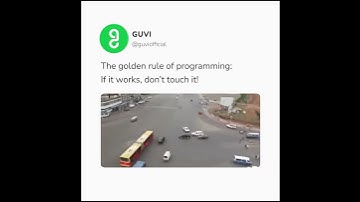 The Golden Rule of Programming | GUVI |  #shortsvideo #guvi #shortsyoutube #shortsfeed #shorts