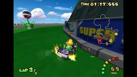 Mario Kart Double Dash 600cc mod -- All records compilation
