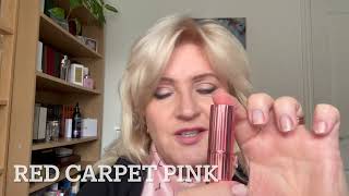 Новые помады Charlotte Tilbury   Red Carpet Pink, Candy Chic,  бальзам Crystal Happikiss