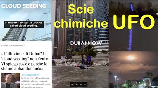 UFO e scie chimiche, qual’è la verità? Disastro a Dubai. Metalli nelle nuvole