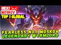 Fearless No.1 Moskov Legendary Wyrmlord [ Top 1 Global Moskov ] Hex! . - Mobile Legends Emblem Build