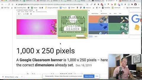 How To Create a Bitmoji Banner for Google Classroom