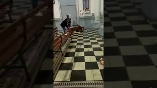 Heart of Mary Basilica destroyed by protesters - Antofagasta - 13Dec-2019