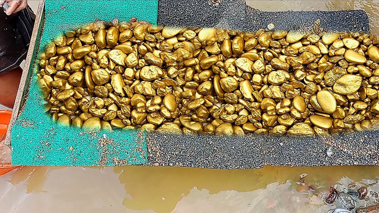 GOLD TREASURE,,THIS IS THE PROCESS OF FILTERING MINING GOLD - YouTube