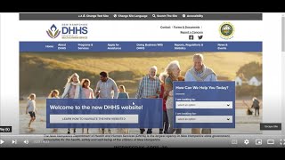 Introduction to the NEW DHHS Website