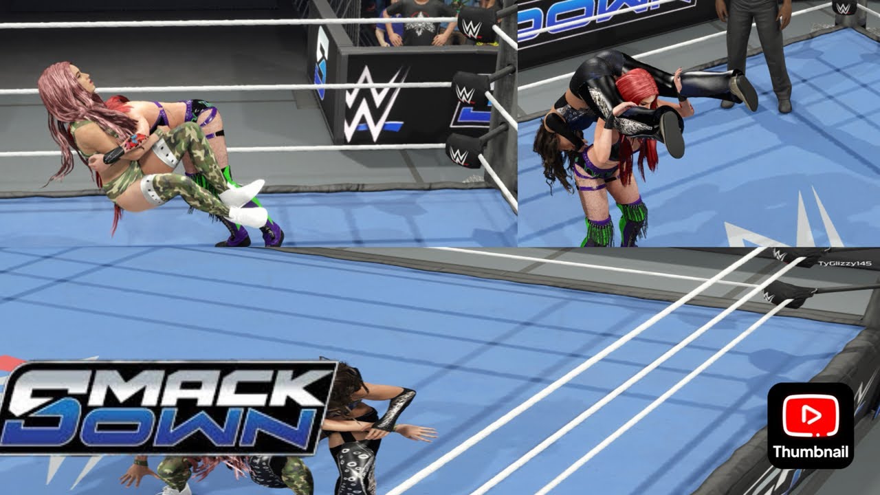 WWE 2K25 - ELIMINATION CHAMBER QUALYFING MATCH JESSIE MORGAN VS KAITLYN VS GIULIA|SMACKDOWN