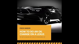 1999 Lexus ES300 Oil Change