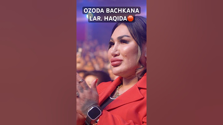 OZODA YANGI KONSERTIDA BACHKANALAR HAQIDA AYTDI ‼️