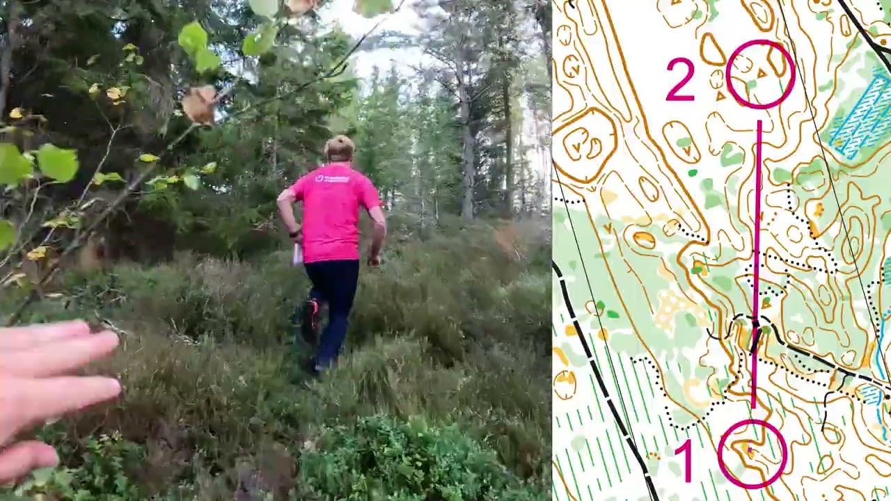 En sträcka i Månsarp Etapp 4, Jönköping O-Ringen 2025