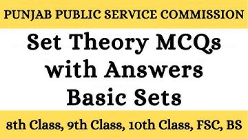MCQs on Set Theory | Set Theory MCQs question and answer |  Educators Job Test Basic Set Theory MCQs