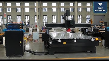 Blue Elephant 1631 ATC 5*10ft CNC machine test video for American customer