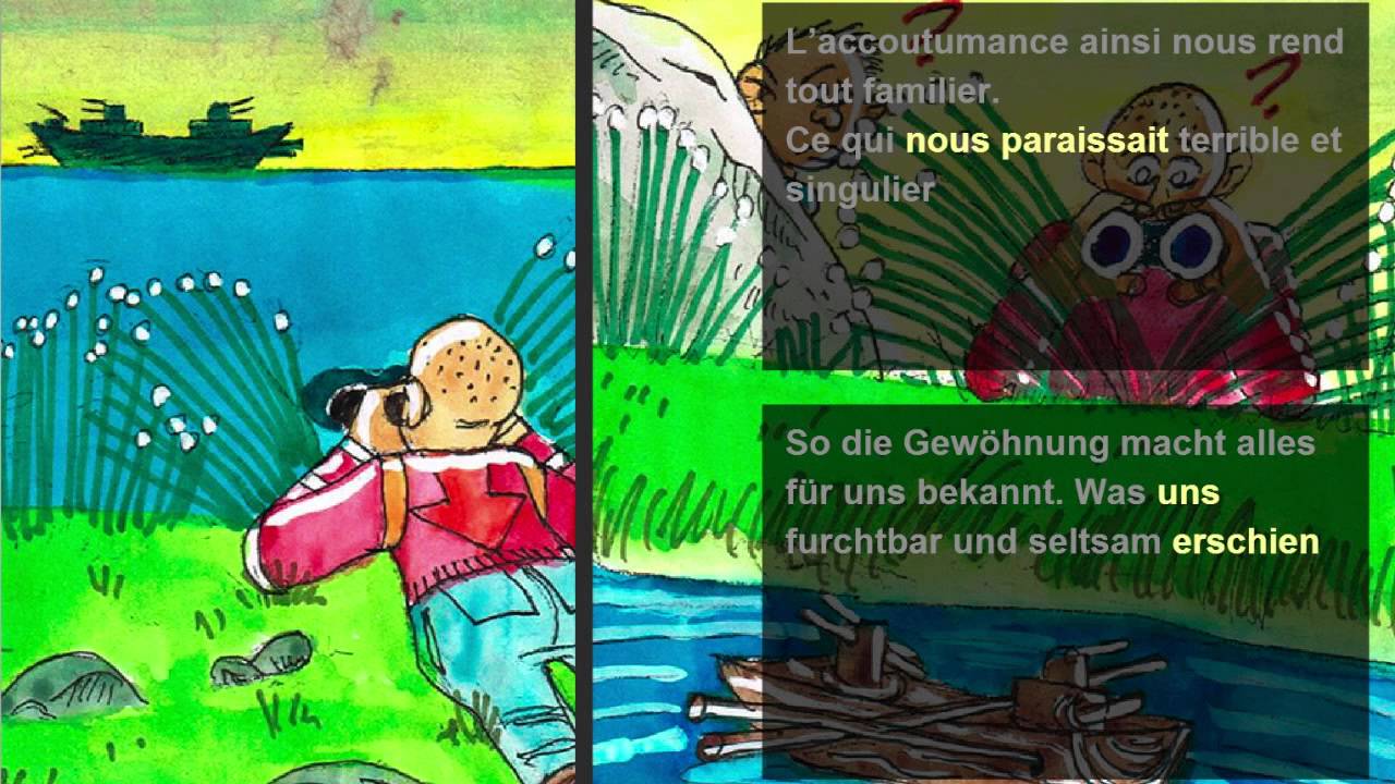 Le Chameau Et Les Bâtons Flottants