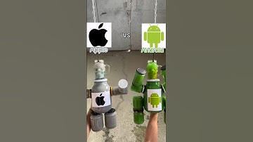Bottle Battles! Android vs Apple #bottles