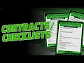 Music Industry CONTRACTS & CHECKLISTS!