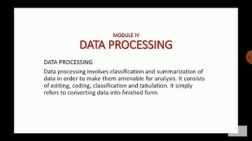 DATA PROCESSING.. PART 1 /RESEARCH METHODOLOGY /MALAYALAM
