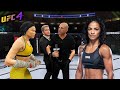 Bruce Lee Woman vs. Viviane Araujo | WWE Master (EA sports UFC 4)