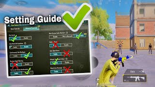 Best Important Settings Guide in Update 2.5 ✅| PUBG MOBILE