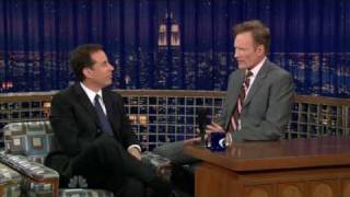 Conan and Jerry Seinfeld on Blackberries