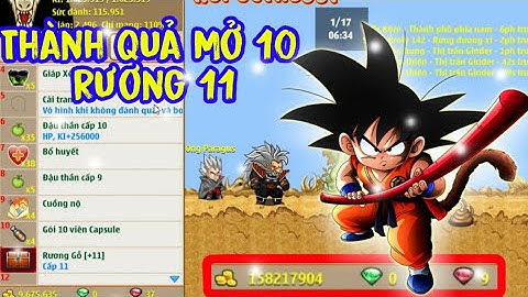 Mở Nhẹ 10 Rương 11 Lấy Vàng Chơi Tết - Ngọc Rồng Online