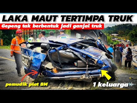 MOBIL PEMUDIK JADI GANJAL TRUK