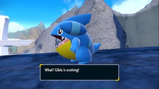 Shiny Gible (Female) Evolving -Pokémon Scarlet