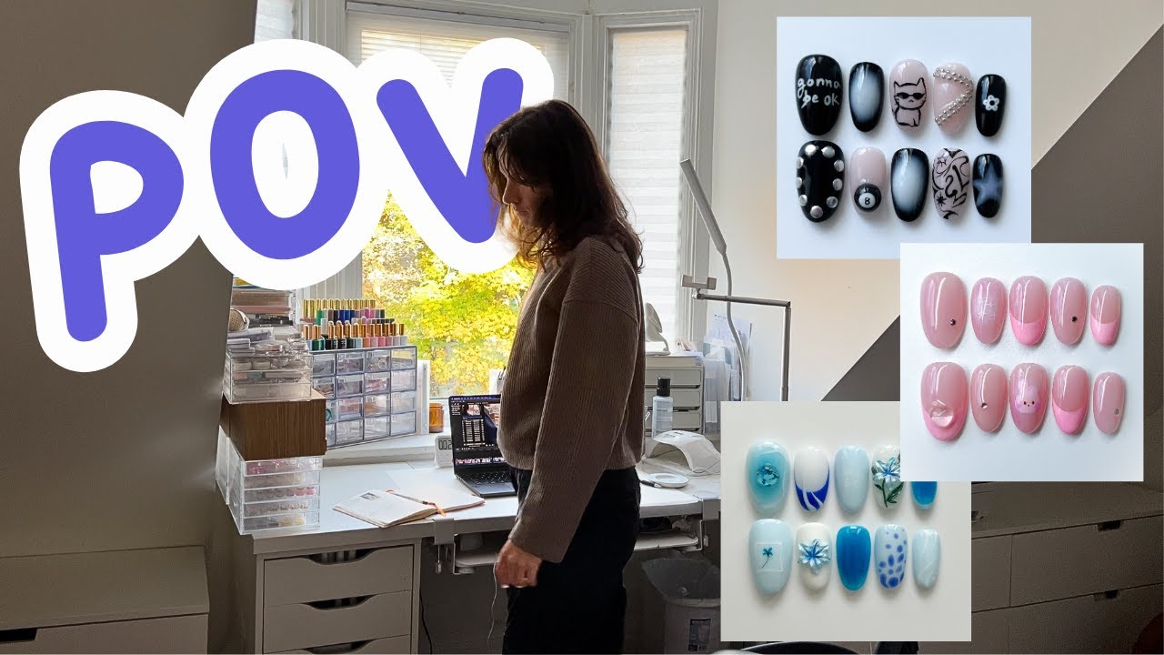 running a nail business from my bedroom & answering FAQs