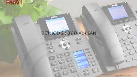 FANVIL IP Dial Video Tutorial for X1/X2/X2C/X3S/X4/X5S.